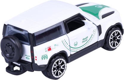 Majorette Dubai Police Die-Cast Deluxe Land Rover 1:64