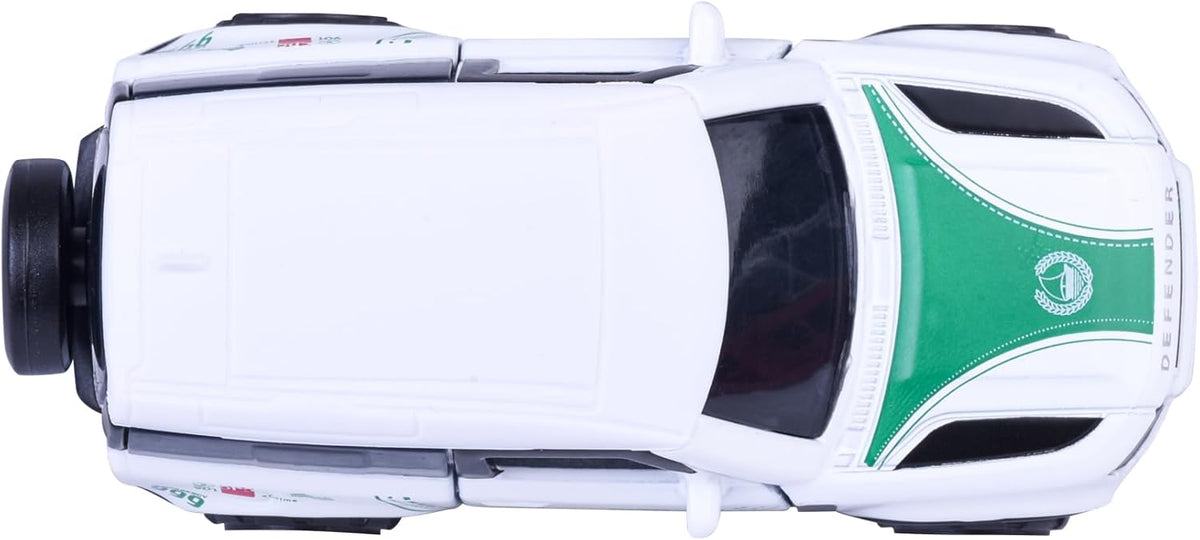 Majorette Dubai Police Die-Cast Deluxe Land Rover 1:64