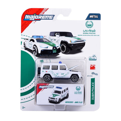 Majorette Dubai Police Mercedes-AMG G 63 1:64 Scale Die-Cast Collectible Toy for Kids
