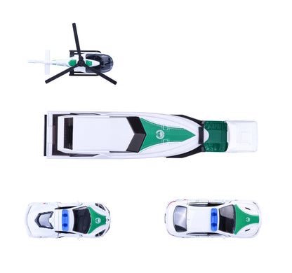 Majorette Dubai Police Gift Pack 1:64 Scale Die-Cast Vehicle Set for Kids