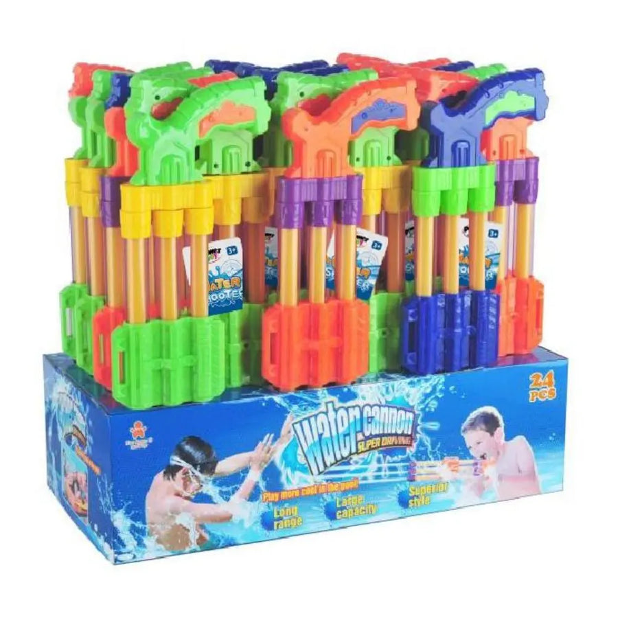 Kids Foam Water Shooter Triple-Barrel Summer Water Gun 40cm