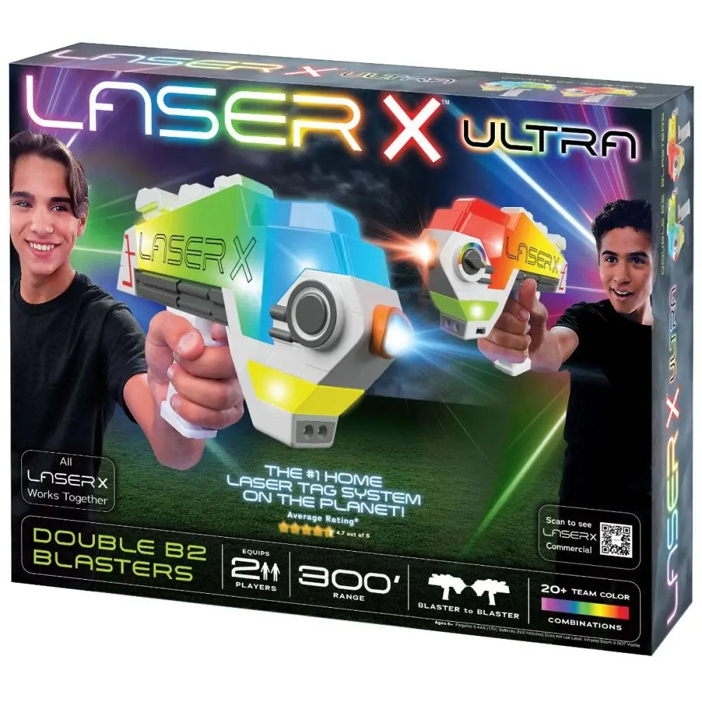Laser Ultra Double B2 Blasters Battery-Operated