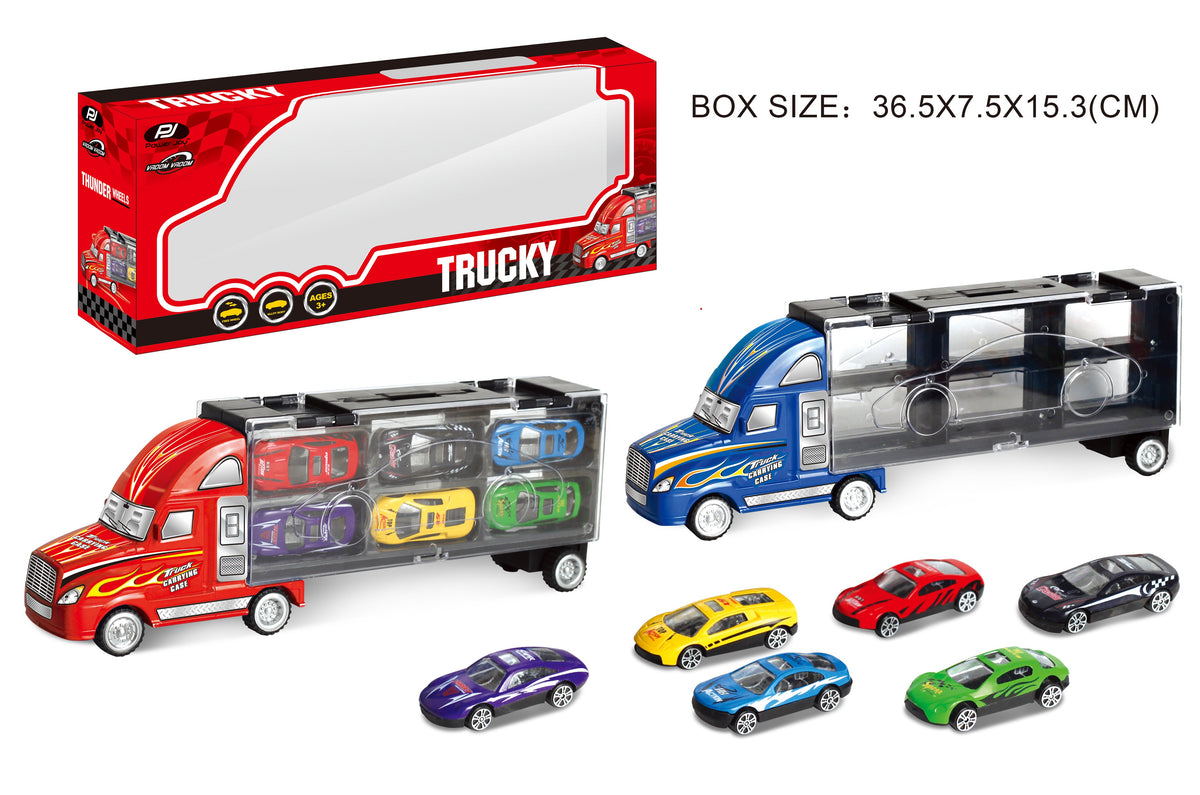 Power Joy Vroom Vroom DC Trucky Car 6-Piece