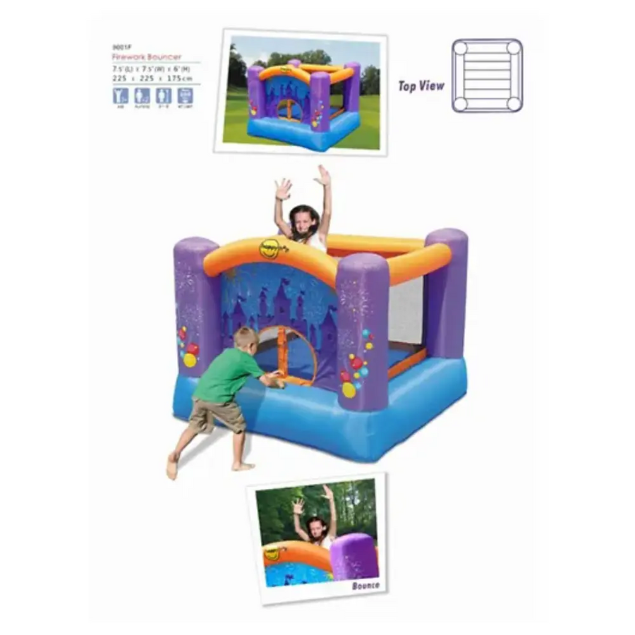 Happyhop Firewk Bouncer Slid 225x225x175