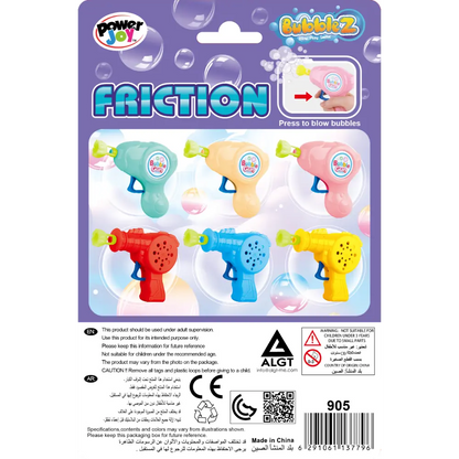 Power Joy Mini Bubble Gun Toy Assortment for Kids