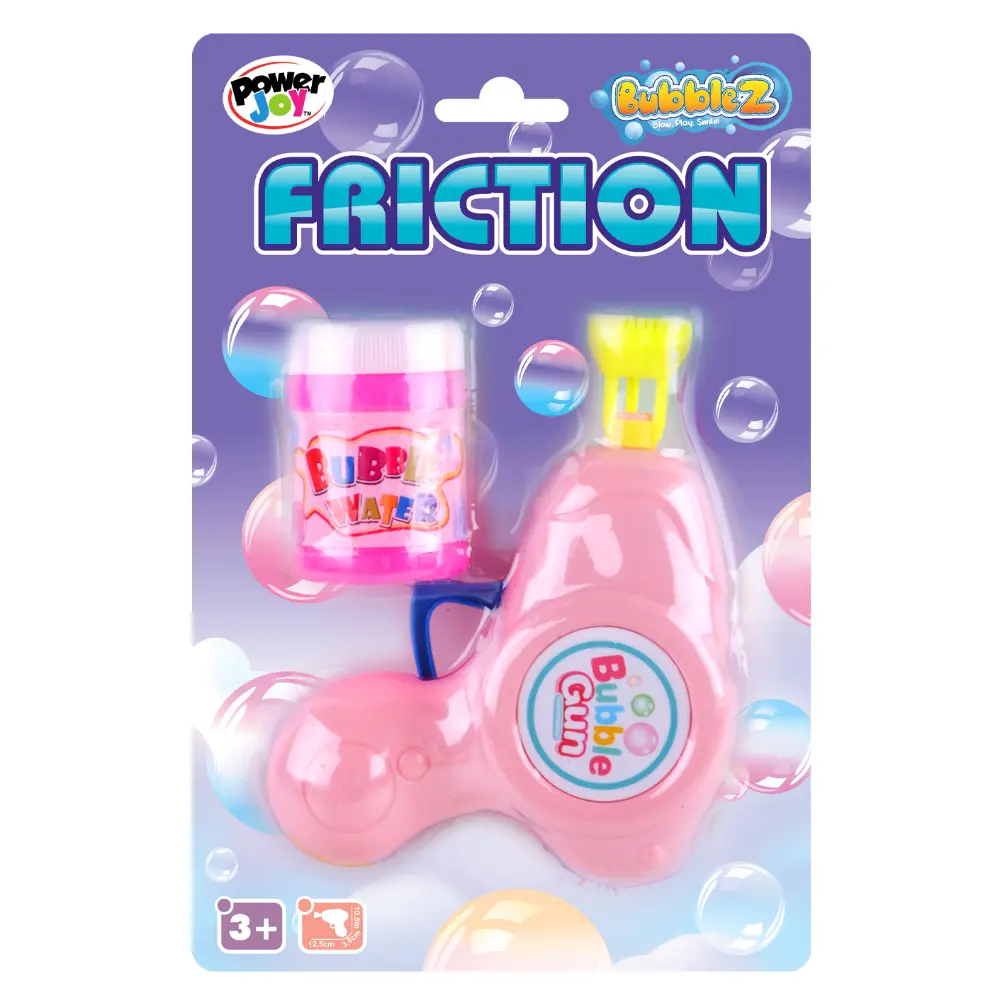 Power Joy Mini Bubble Gun Toy Assortment for Kids