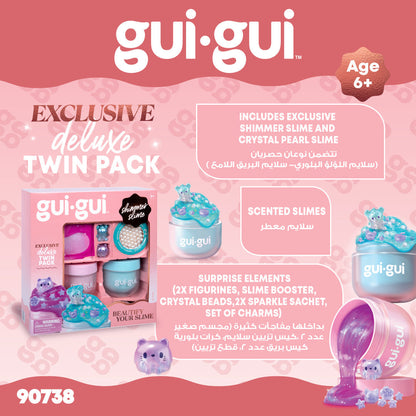 Gui Gui Deluxe Twin Pack Slime Kit for Kids 6+