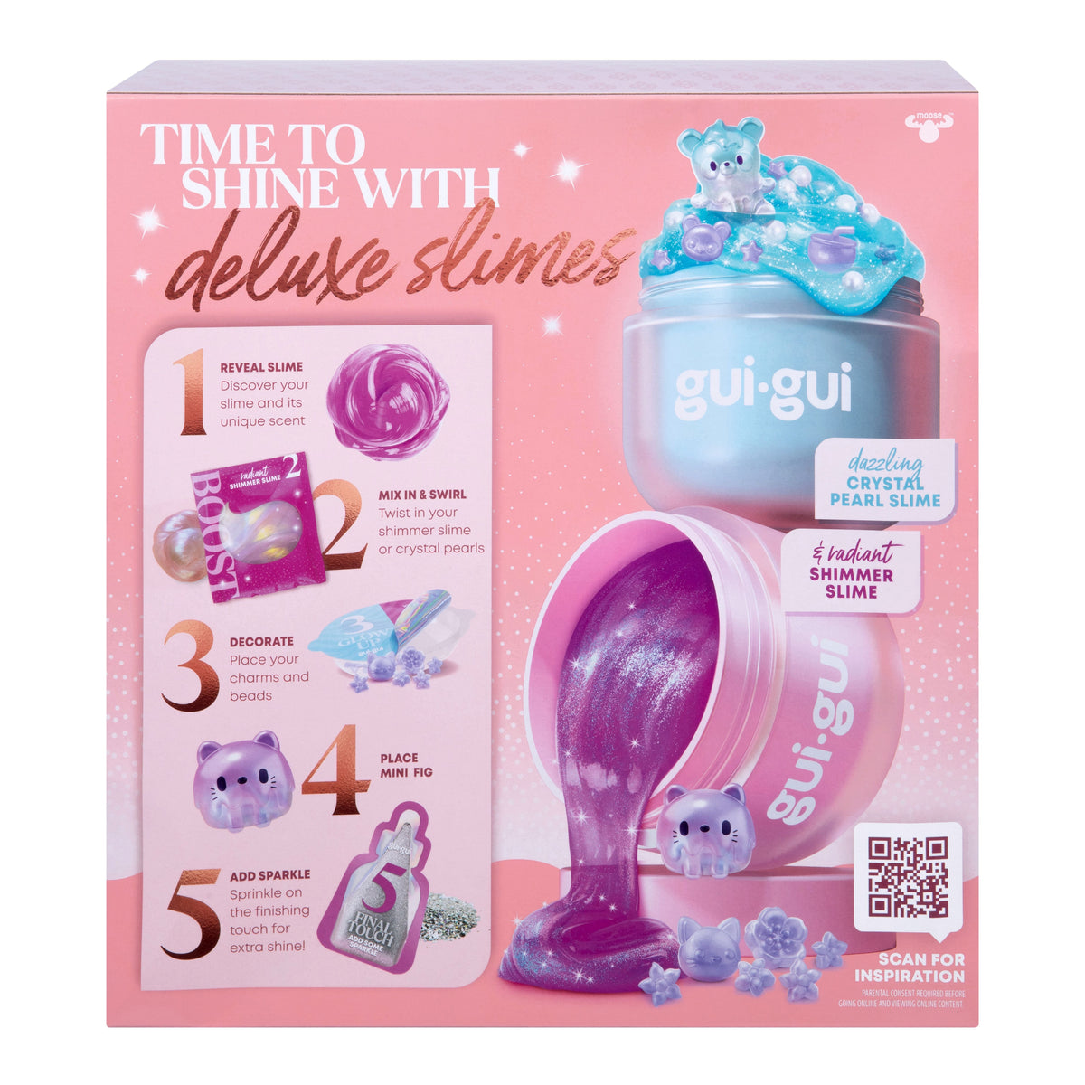 Gui Gui Deluxe Twin Pack Slime Kit for Kids 6+
