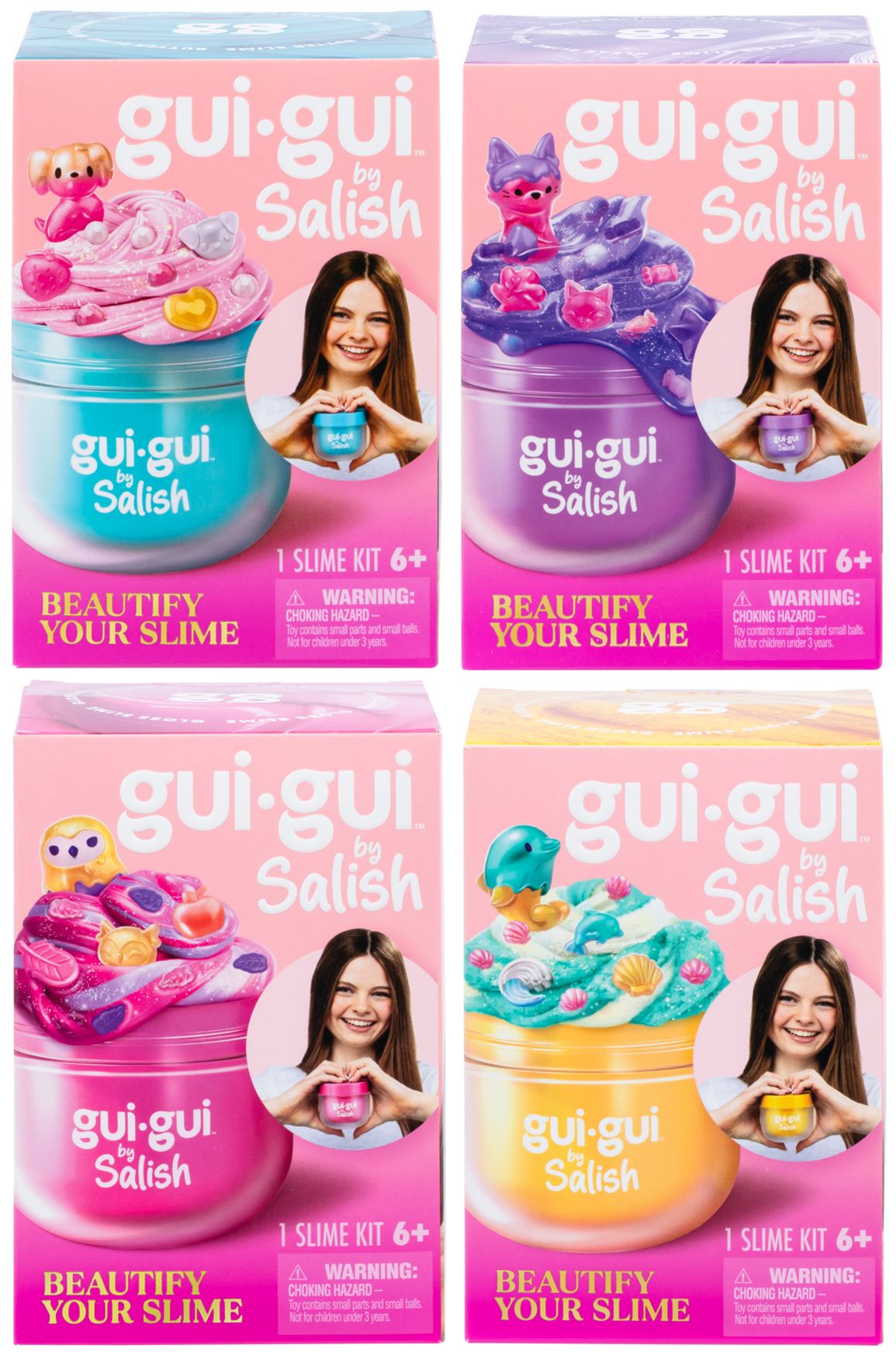 Gui Gui Slime Salish Single Pack Assorted Colors (Random selection)
