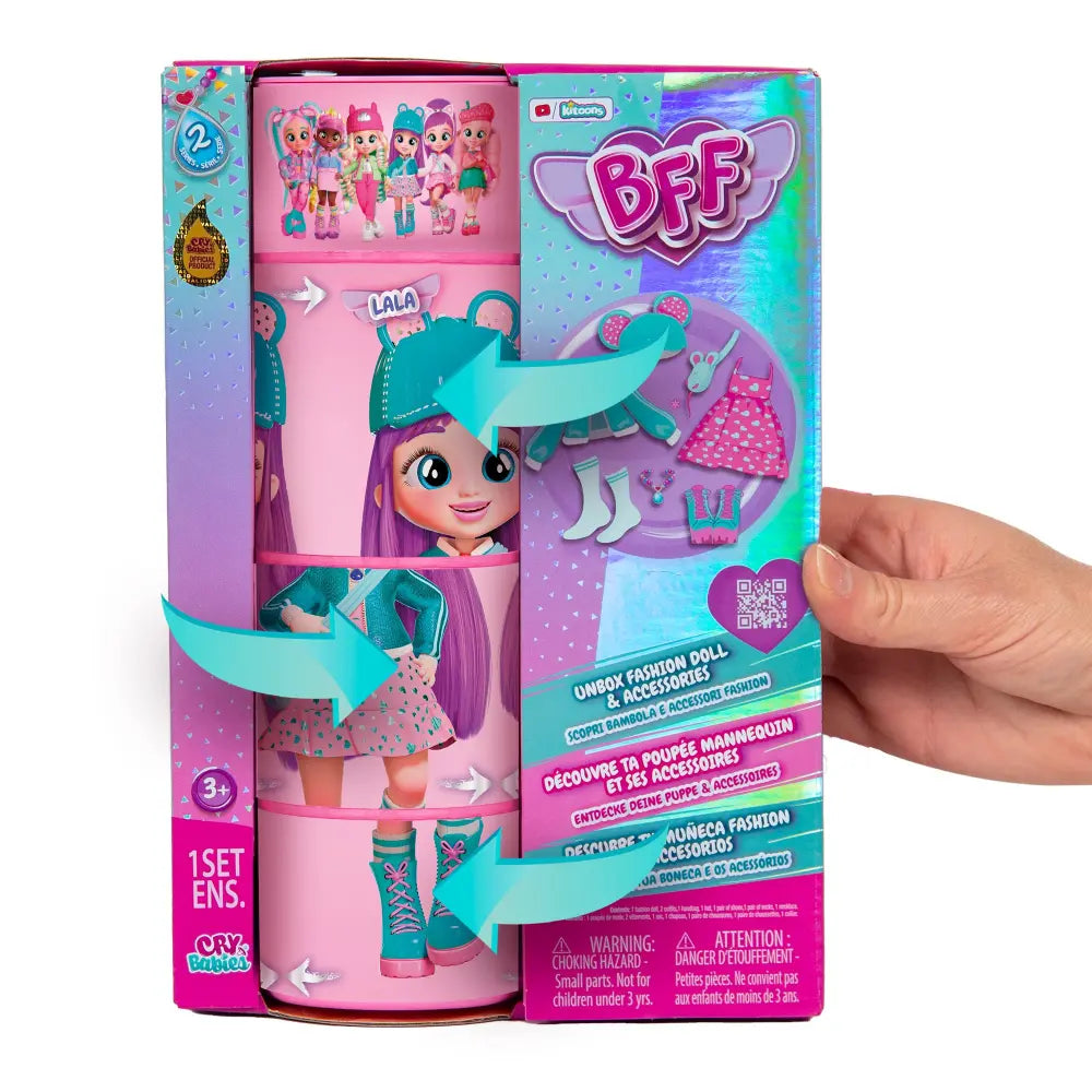 Cry Babies BFF Doll Lala 8 Inch