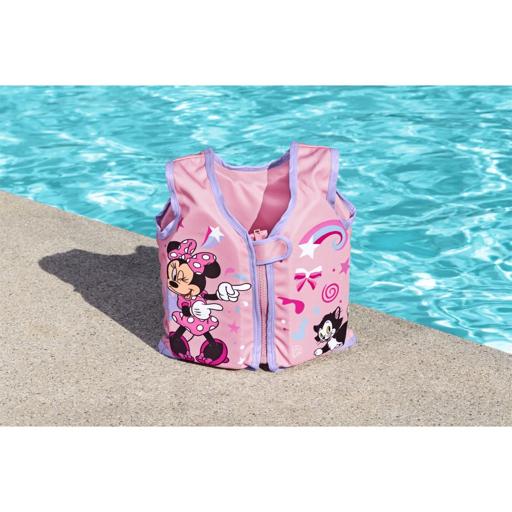 Bestway Minnie Mouse Kids Swim Vest Adjustable 51 cm S/M