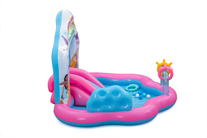 Bestway Disney Enchanted Palace Play Center Kids Inflatable Pool 221x193x140cm