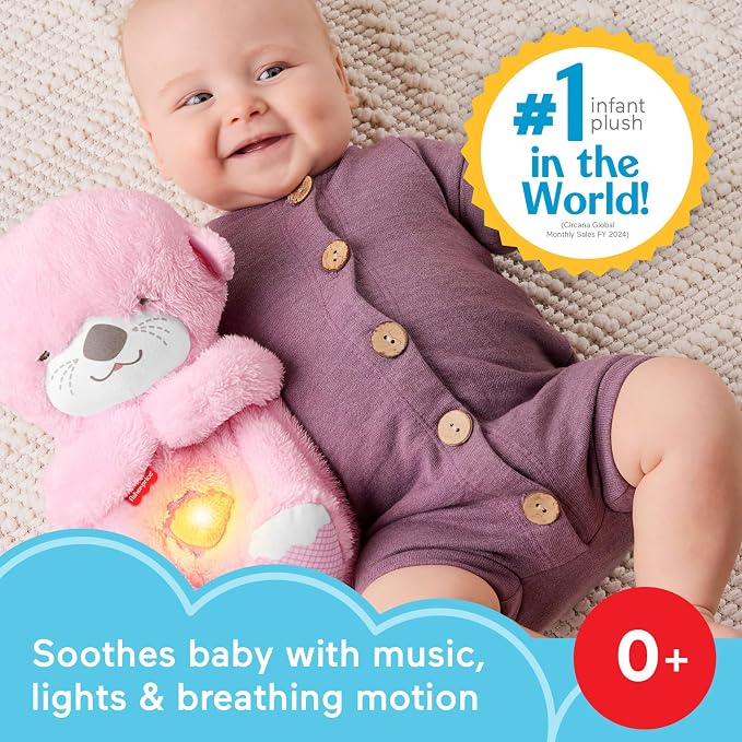 Fisher-Price Soothe 'n Snuggle Otter Plush Baby Soother Toy