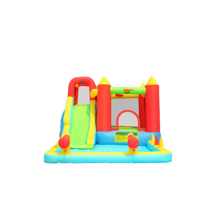 Happy Hop Jump & Splash Double Blaster Inflatable Water Slide for Kids - 400x300x220cm