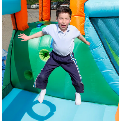 Happy Hop The Oasis 7-in-1 Inflatable Water Slide for Kids - 430x375x205cm
