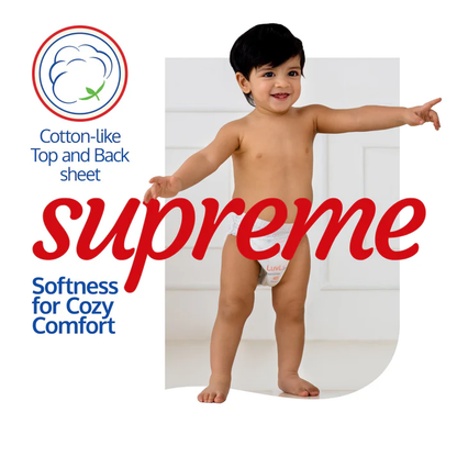 LuvLap Supreme Baby Diaper Pants XL (12-17 kg) - Ultra Absorbent, Soft & Leak Protection, 14-Piece