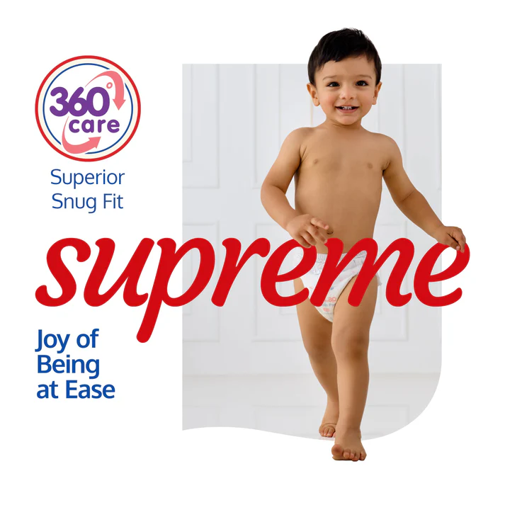 LuvLap Supreme Baby Diaper Pants XL (12-17 kg) - Ultra Absorbent, Soft & Leak Protection, 14-Piece