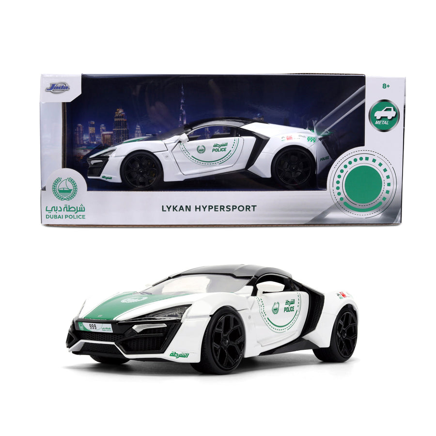 Jada Dubai Police Die-Cast with Motor Lykan Hyper Sport 1:24