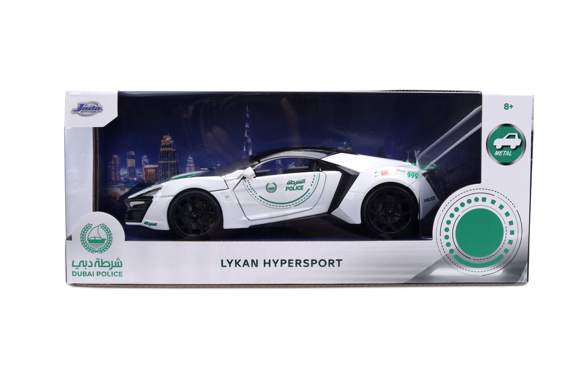 Jada Dubai Police Die-Cast with Motor Lykan Hyper Sport 1:24