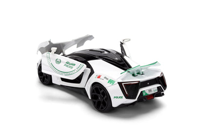 Jada Dubai Police Die-Cast with Motor Lykan Hyper Sport 1:24