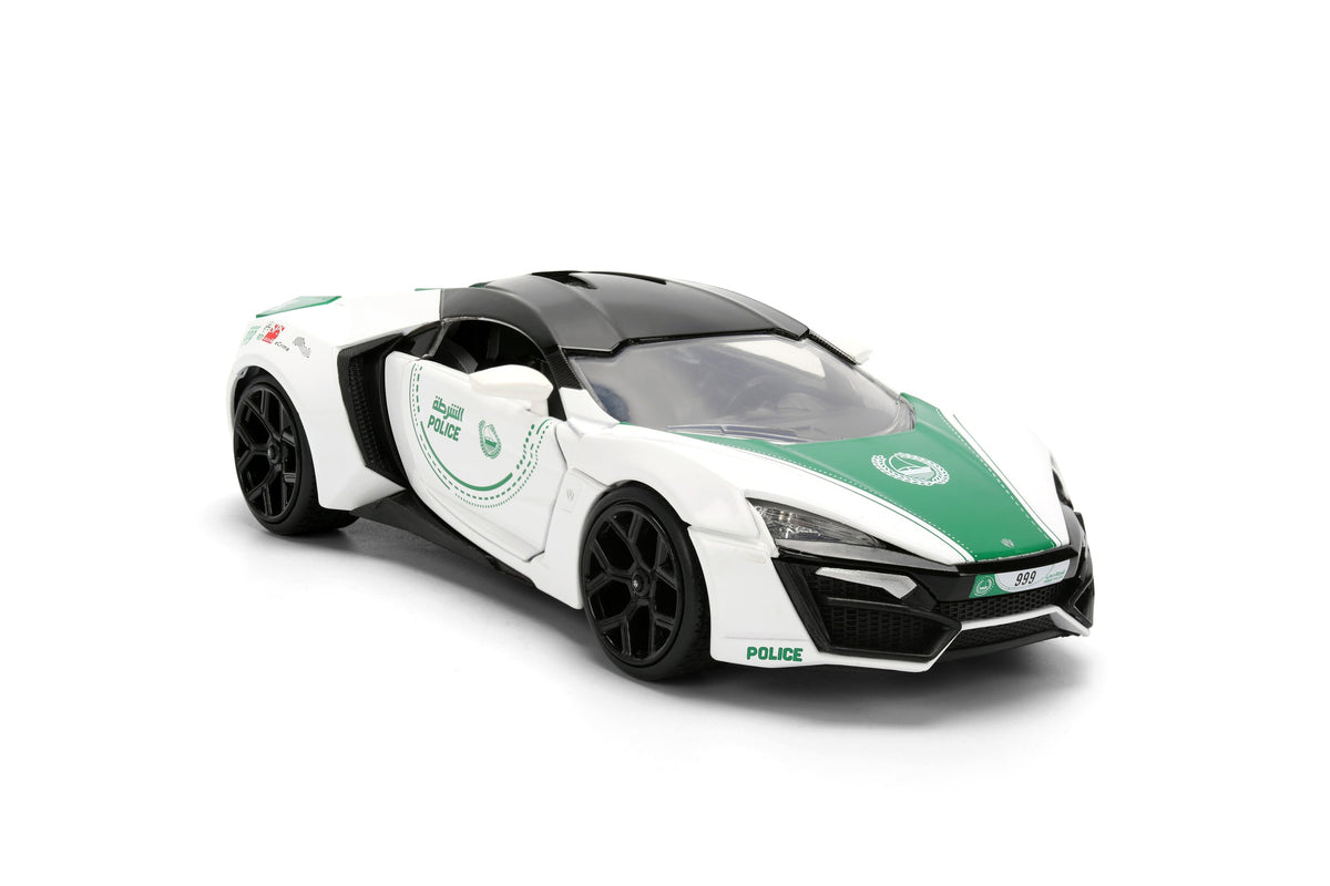 Jada Dubai Police Die-Cast with Motor Lykan Hyper Sport 1:24