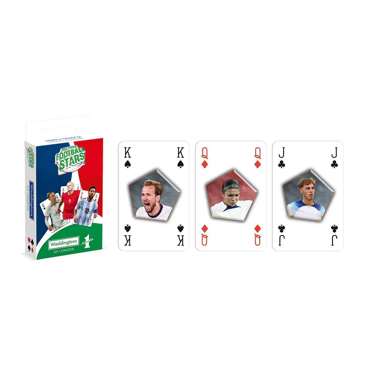 Waddingtons Number 1 World Football Stars Playing Cards Premium Football Deck