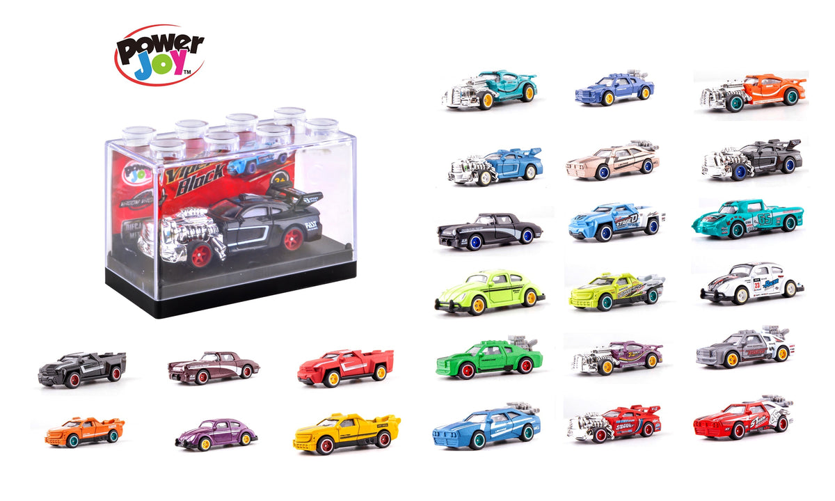 Power Joy Vroom Die-Cast Viperz Block Vehicles