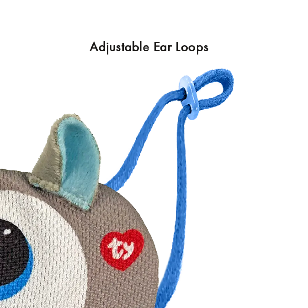 TY Mask Husky Slush Gray Woc