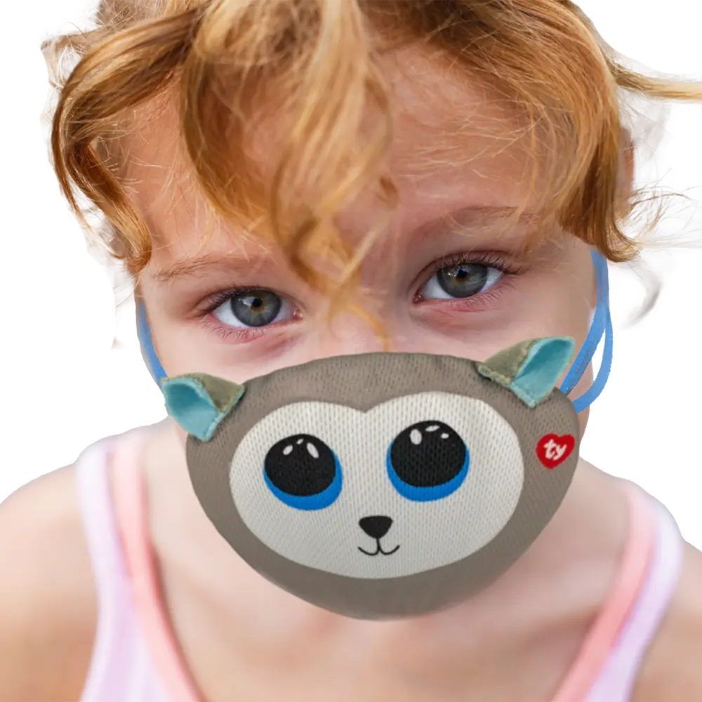 TY Mask Husky Slush Gray Woc