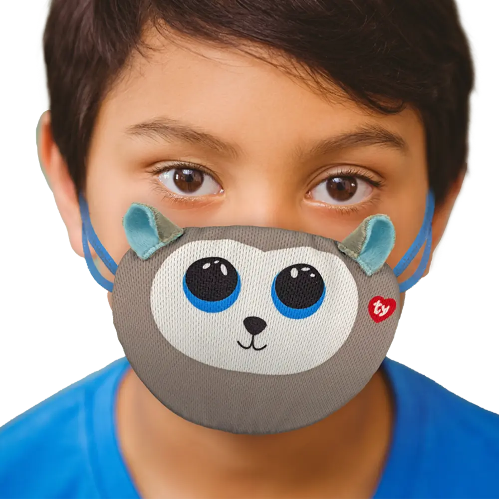 TY Mask Husky Slush Gray Woc