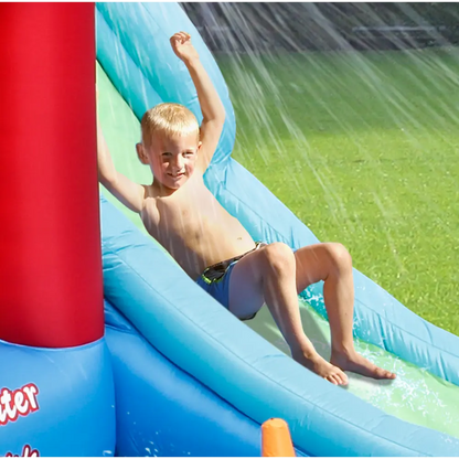 Happy Hop Playcenter with Inflatable Water Slide for Kids - 440x330x235cm