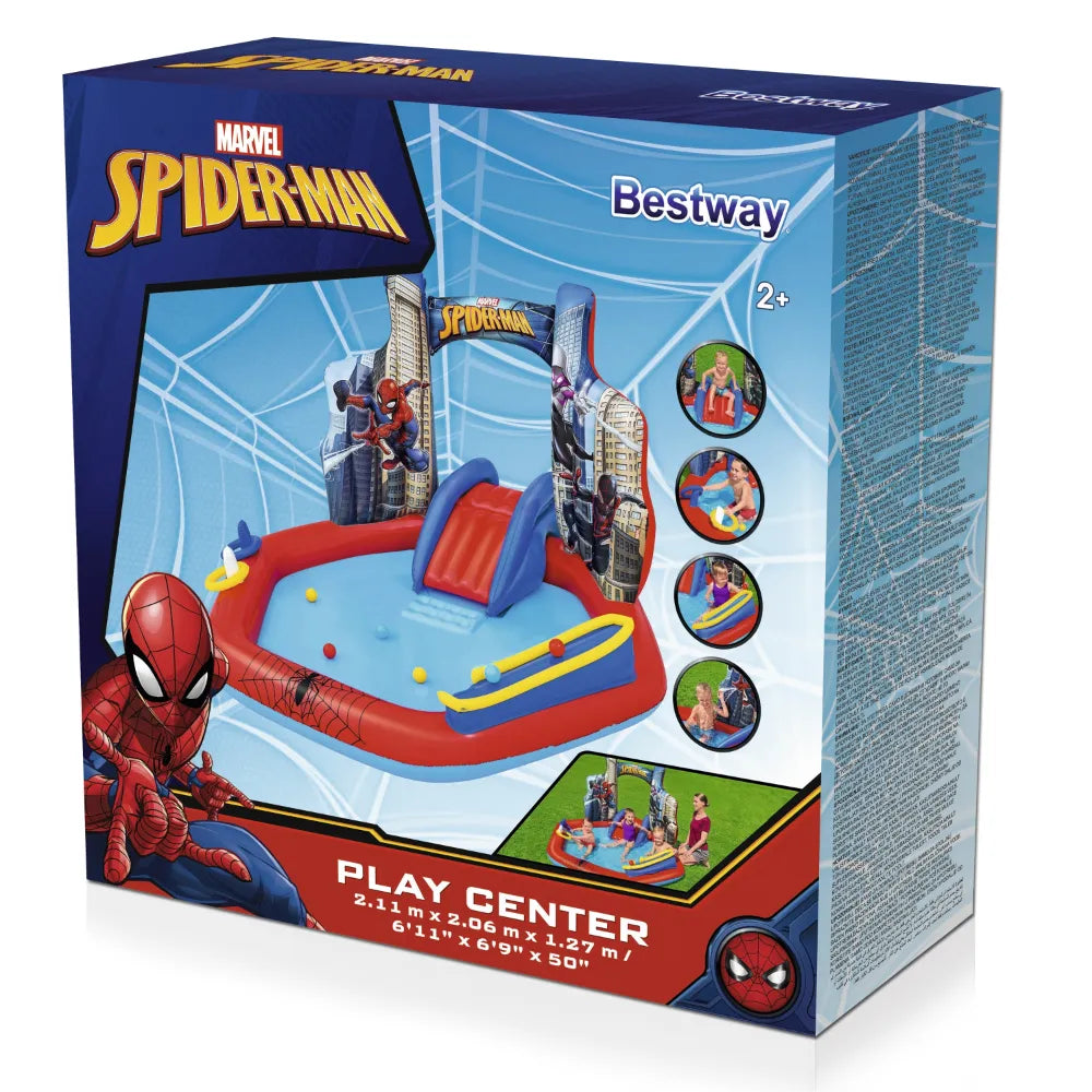 Spiderman Inflatable Play Center 2.11 m x 2.06 m x 1.27 m