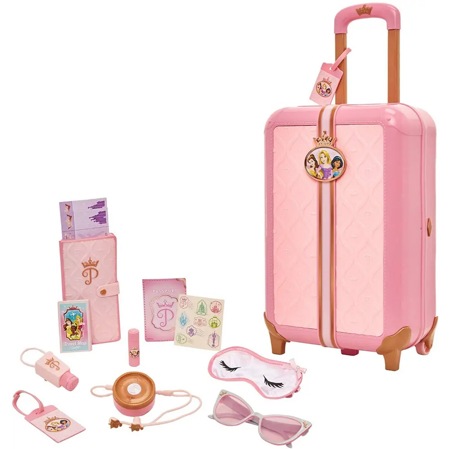 Disney Princess Style Collection Suitcase Travel Role Play Set for Kids