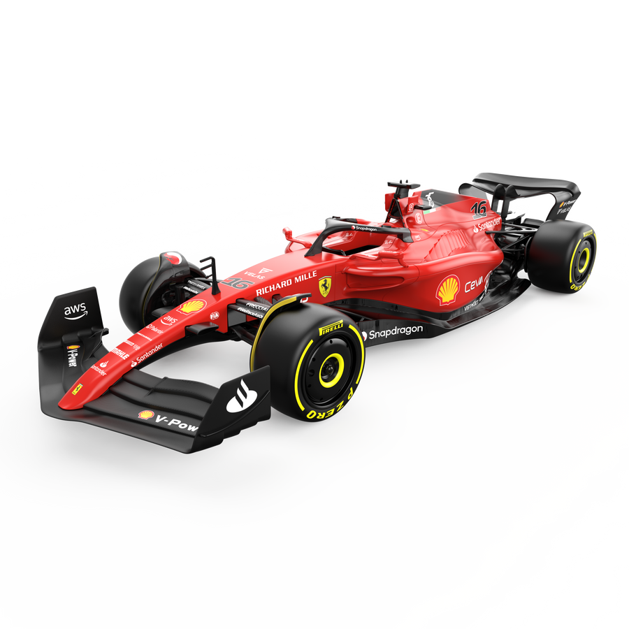 Power Joy RC 1/12 Ferrari F1 75 Battery-Operated Formula 1 Racing Car Toy for Kids with Responsive Steering & Realistic Design