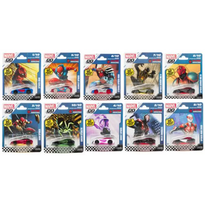 Marvel GO Racing W4 Spiderman Assortment - Sold per piece (Selection is random and subject to availability)