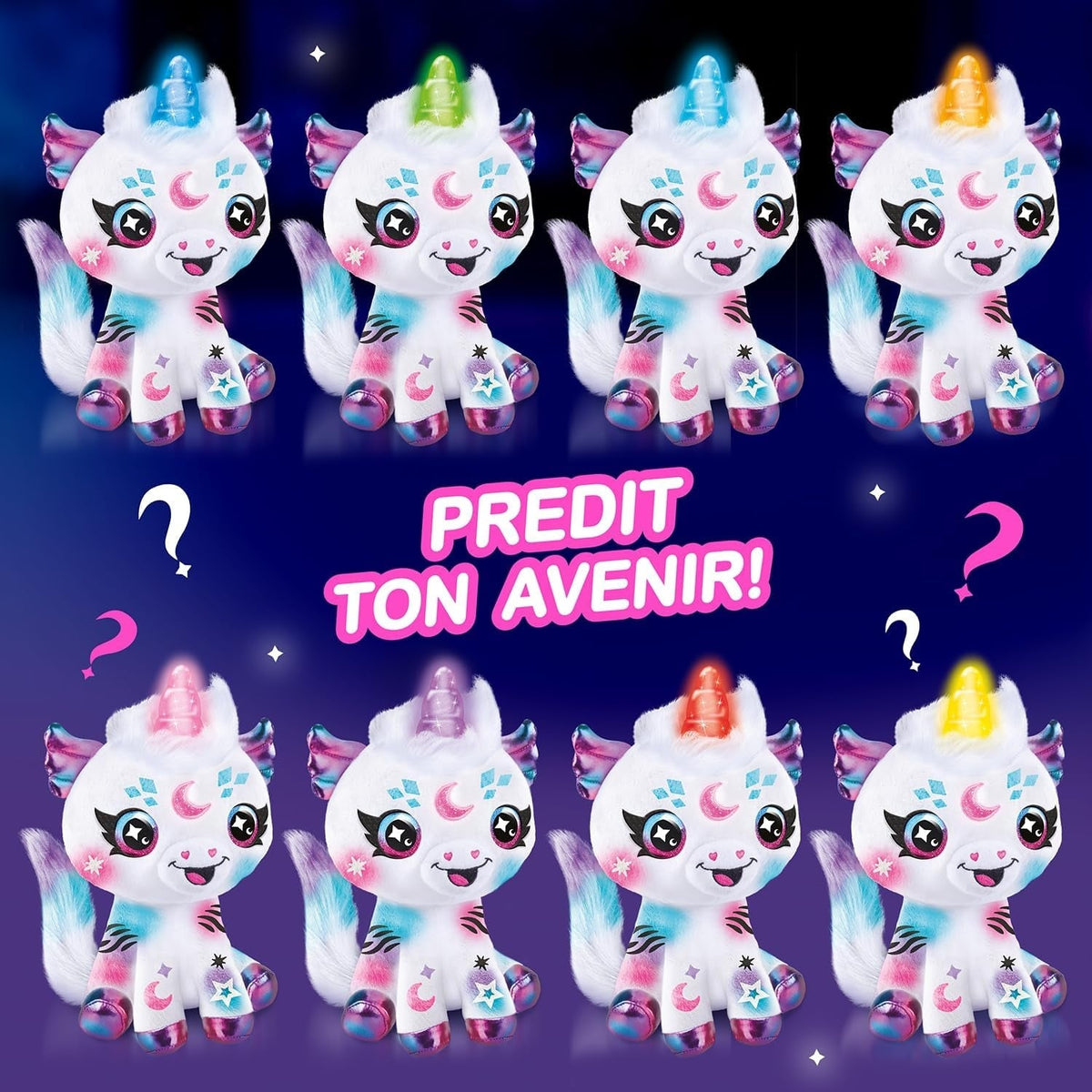 Airbrush Plush Cosmic Unicorn Battery-Operated