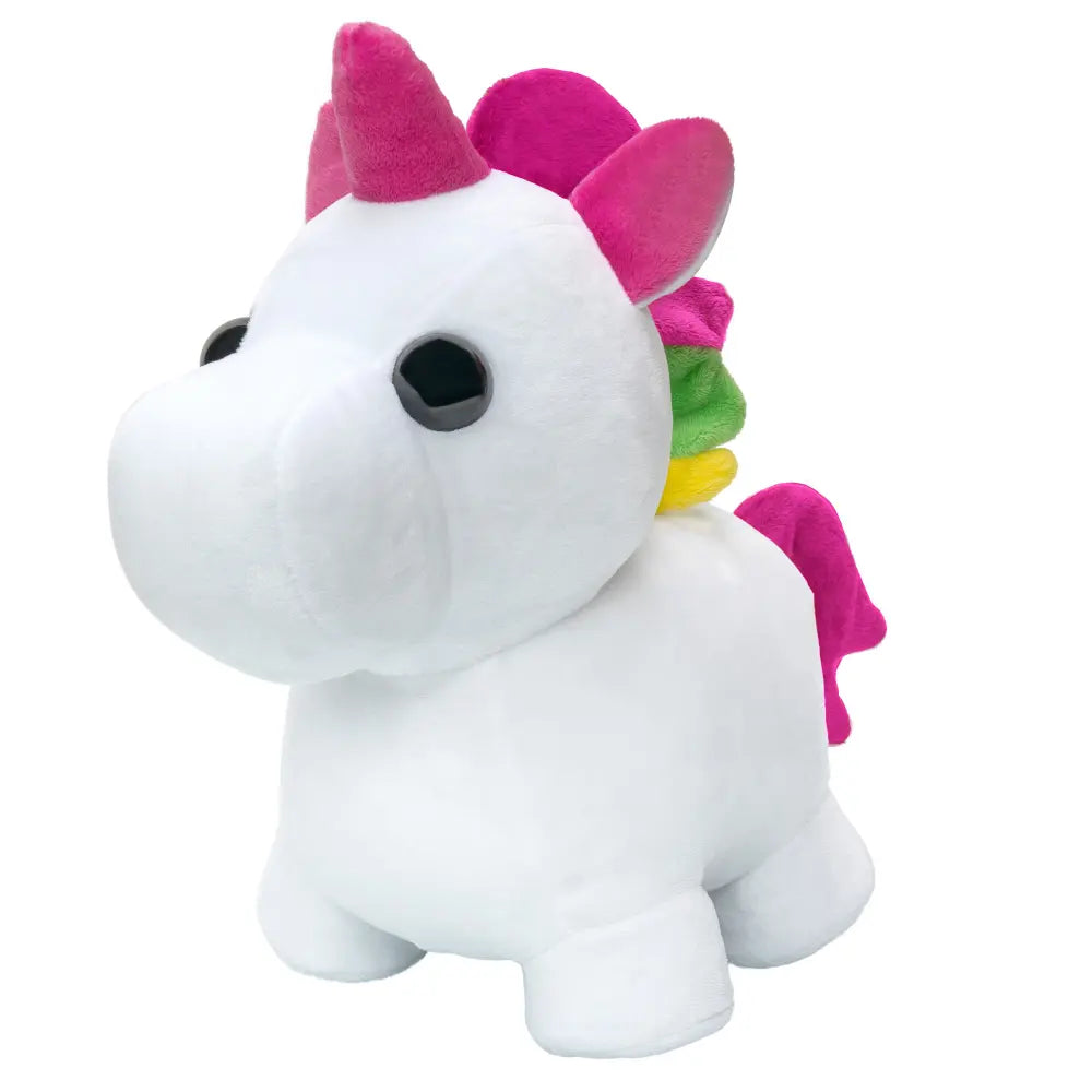 Adoptme Plush Neon Unicorn 12 Inch Battery-Operated