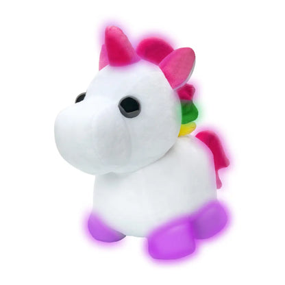 Adoptme Plush Neon Unicorn 12 Inch Battery-Operated