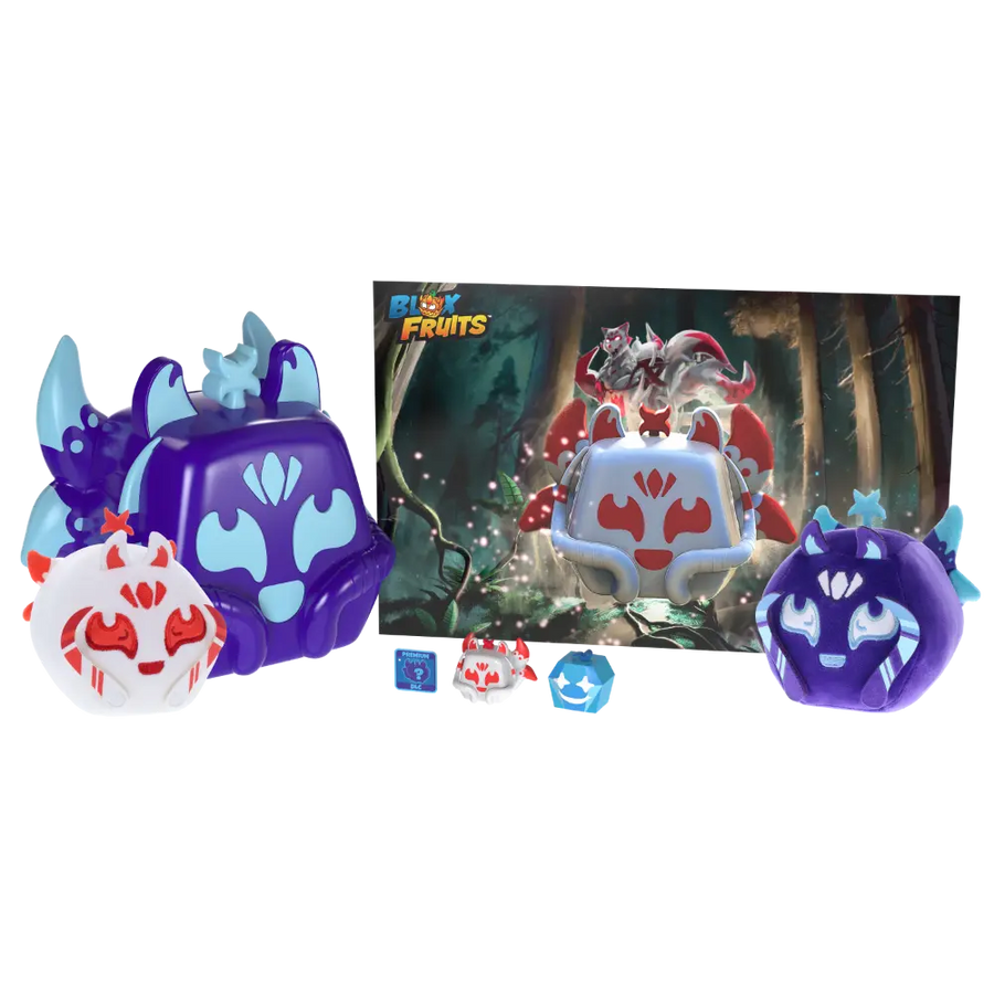Blox Fruits Kitsune Collector Bundle Plush Toys