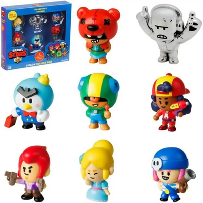Brawl Stars Figure 8 Pack Deluxe Box 2 Inch