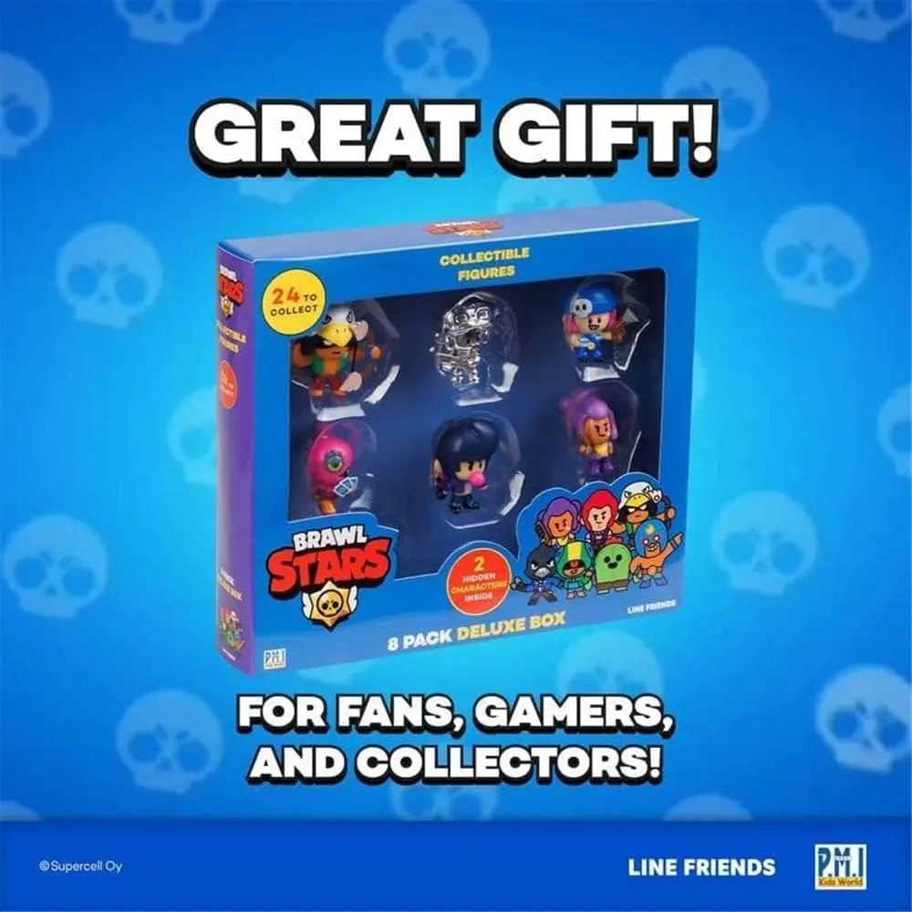 Brawl Stars Figure 8 Pack Deluxe Box 2 Inch