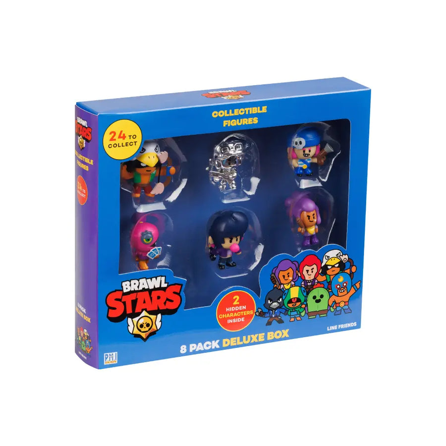 Brawl Stars Figure 8 Pack Deluxe Box 2 Inch