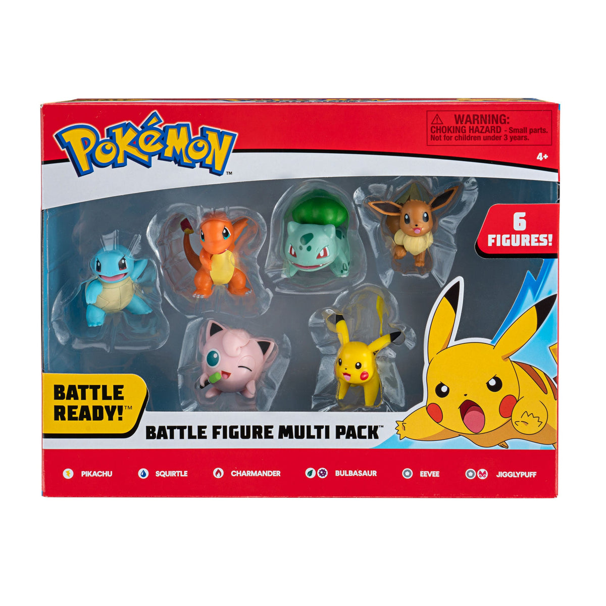 Pokemon Battle Action Figure Multi 6 Pack Assortment