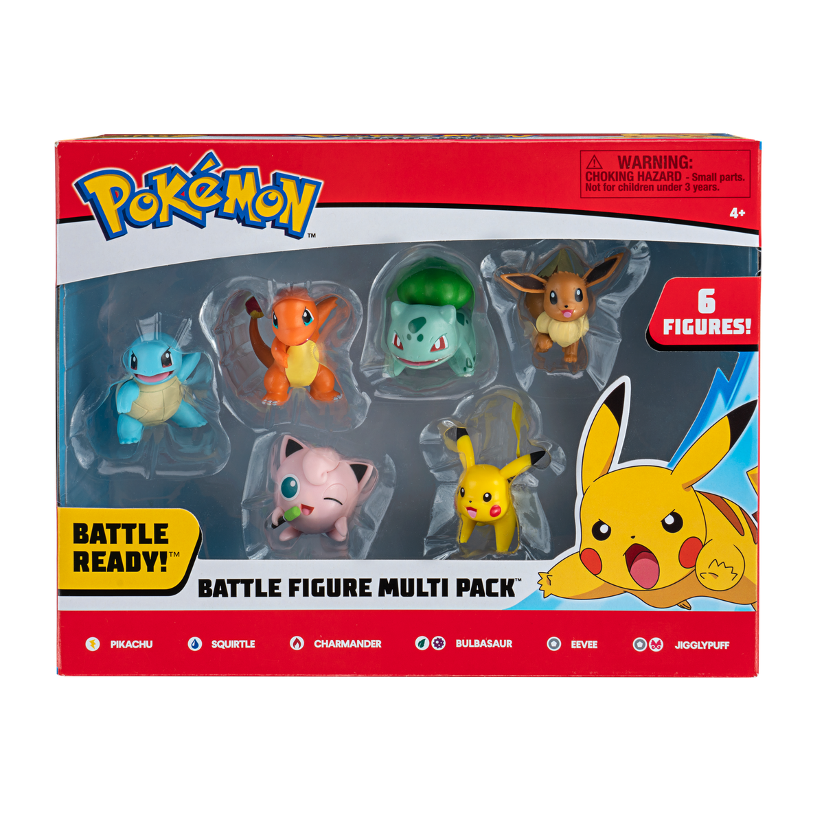 Pokemon Battle Action Figure Multi 6 Pack Assortment