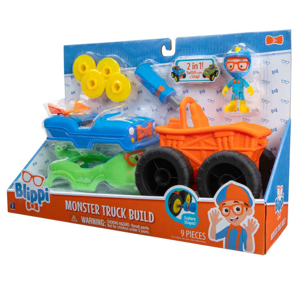 Blippi Feature Vehicle Monster Truck Assortment