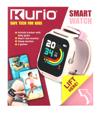 Kurio Smartwatch Pink Battery-Operated