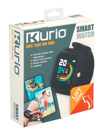 Kurio Smartwatch Black Battery-Operated