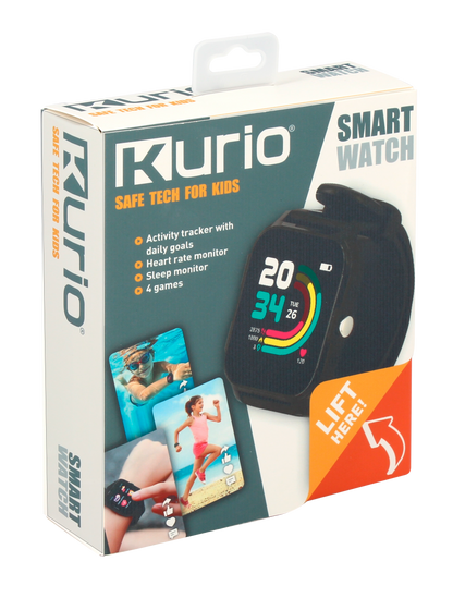 Kurio Smartwatch Black Battery-Operated