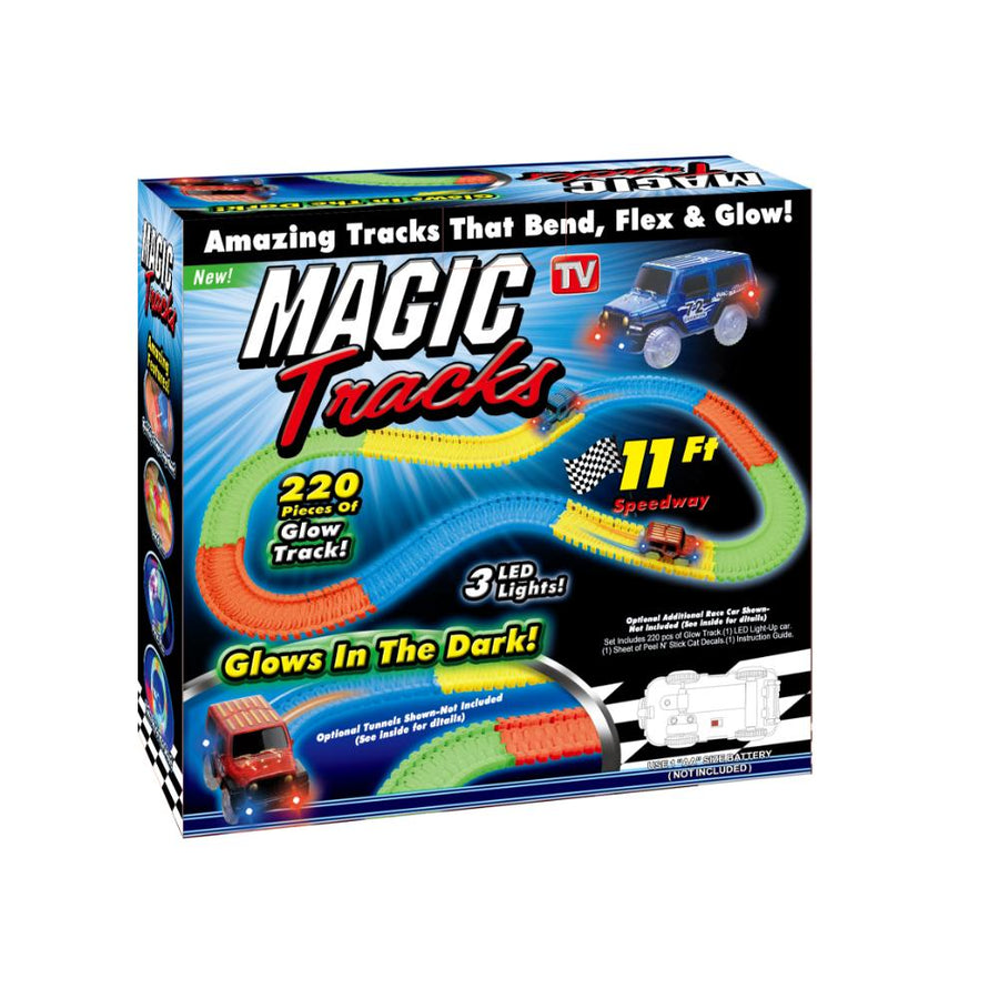 Power Joy Magic Track 220-Piece 11Ft Battery-Operated