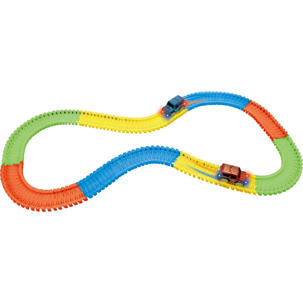 Power Joy Magic Track 220-Piece 11Ft Battery-Operated